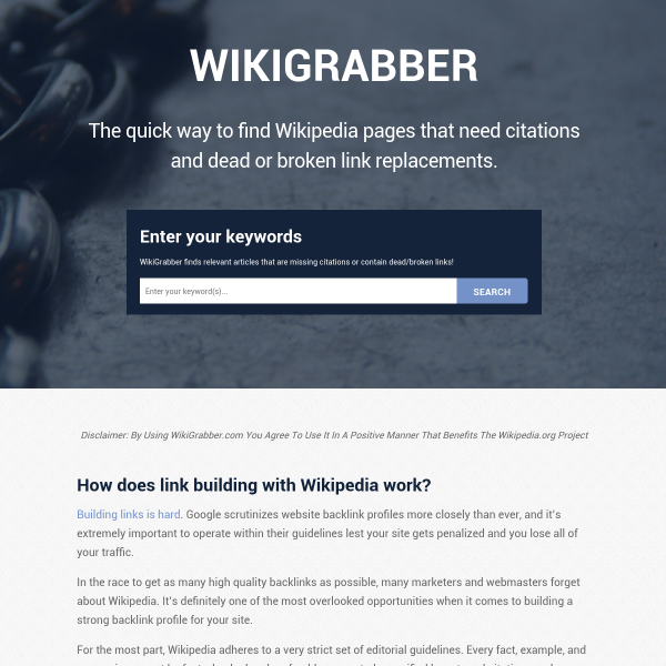 Wikigrabber The Growth Gallery For Startups